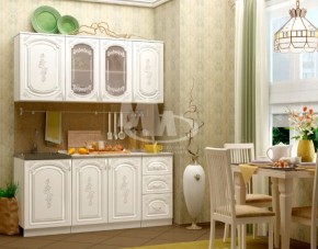 ЛИЗА-2 Кухонный гарнитур 1,7 Белый глянец холодный в Муравленко - muravlenko.ok-mebel.com | фото