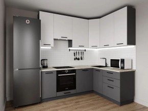 Кухонный гарнитур Меренга 2200*1600 h950 (Стол. 26мм) в Муравленко - muravlenko.ok-mebel.com | фото