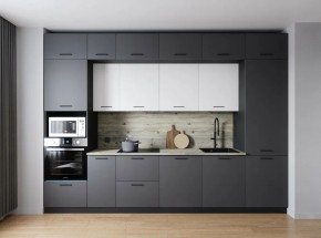 Кухонный гарнитур Меренга 3400 (Стол. 26мм) в Муравленко - muravlenko.ok-mebel.com | фото