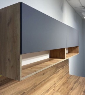 Кухонный гарнитур «Монако» 2.0 м Серия 2 МДФ с фрезеровкой (Дуб Золотой/Графит) в Муравленко - muravlenko.ok-mebel.com | фото 5