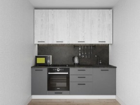 Кухонный гарнитур Санторини 2200 h 950 (Стол. 38мм) в Муравленко - muravlenko.ok-mebel.com | фото