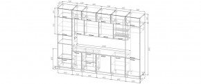 Кухонный гарнитур Санторини 3400 (Стол. 26мм) в Муравленко - muravlenko.ok-mebel.com | фото 2