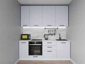 Кухонный гарнитур Смоки 2200 h950 (Стол. 38 мм) в Муравленко - muravlenko.ok-mebel.com | фото