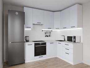Кухонный гарнитур угловой Смоки 2200*1600 h950 (Стол. 38мм) в Муравленко - muravlenko.ok-mebel.com | фото