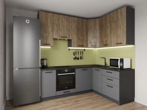 Кухонный гарнитур Умбра 2200*1600 h950 (Стол. 38мм) в Муравленко - muravlenko.ok-mebel.com | фото