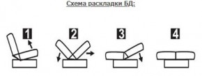 ЛАУРА ЛЮКС Диван Лаура Люкс БД+2подушки в Муравленко - muravlenko.ok-mebel.com | фото 7