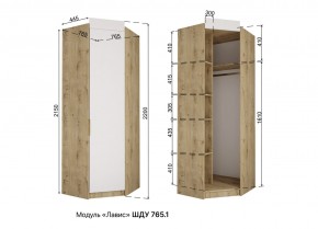 ЛАВИС Детская (модульная) белый/роза-белый софт/ручка золотая в Муравленко - muravlenko.ok-mebel.com | фото 11