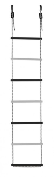 Лестница веревочная 7 перекладин цв.черный, белый D=25  в Муравленко - muravlenko.ok-mebel.com | фото