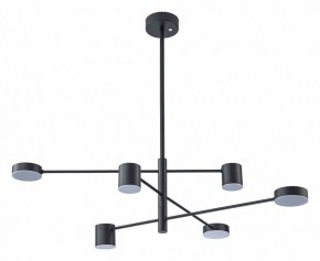 Люстра на штанге Arte Lamp Stanley A2476PL-40BK в Муравленко - muravlenko.ok-mebel.com | фото