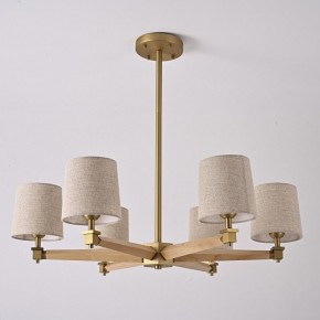 Люстра на штанге Imperiumloft Jorgenson Beige/Light wood STAVRA01 в Муравленко - muravlenko.ok-mebel.com | фото 3