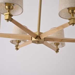 Люстра на штанге Imperiumloft Jorgenson Beige/Light wood STAVRA01 в Муравленко - muravlenko.ok-mebel.com | фото 6