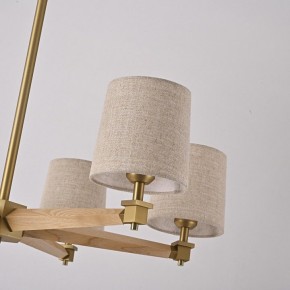 Люстра на штанге Imperiumloft Jorgenson Beige/Light wood STAVRA01 в Муравленко - muravlenko.ok-mebel.com | фото 7