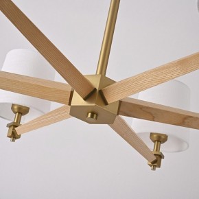 Люстра на штанге Imperiumloft Jorgenson White/Light wood STAVRA01 в Муравленко - muravlenko.ok-mebel.com | фото 13