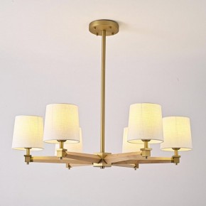 Люстра на штанге Imperiumloft Jorgenson White/Light wood STAVRA01 в Муравленко - muravlenko.ok-mebel.com | фото 3