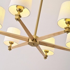 Люстра на штанге Imperiumloft Jorgenson White/Light wood STAVRA01 в Муравленко - muravlenko.ok-mebel.com | фото 7