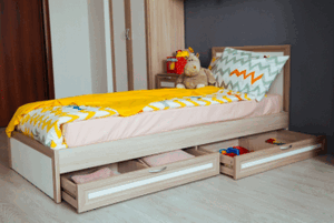 Кровать с ламелями Ostin (Остин) модуль 21 в Муравленко - muravlenko.ok-mebel.com | фото 3