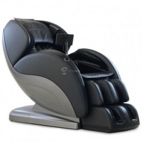 Массажное кресло PS6500 черно-серебряное в Муравленко - muravlenko.ok-mebel.com | фото
