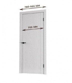 Межкомнатная дверь Bolivar Роялвуд белый (комплект) 700 в Муравленко - muravlenko.ok-mebel.com | фото