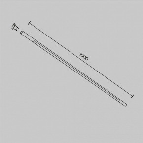 Модульный светильник Maytoni Basis C100CL-L1000-24W3-6K-BS в Муравленко - muravlenko.ok-mebel.com | фото 6