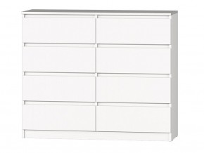 МС "Хилтон" Комод №3 1200 (8 ящ.) белый текстурный в Муравленко - muravlenko.ok-mebel.com | фото 2