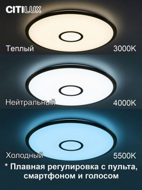 Накладной светильник Citilux Старлайт Смарт CL703A83G в Муравленко - muravlenko.ok-mebel.com | фото 4