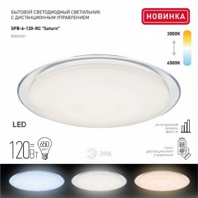 Накладной светильник Эра Классик SPB-6-120-RC Saturn (С) в Муравленко - muravlenko.ok-mebel.com | фото 3