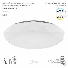 Накладной светильник Эра Классик SPB-6-70-RC Sparkle в Муравленко - muravlenko.ok-mebel.com | фото 2
