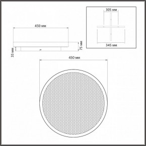 Накладной светильник Sonex Shimmers 7736/60L в Муравленко - muravlenko.ok-mebel.com | фото 8