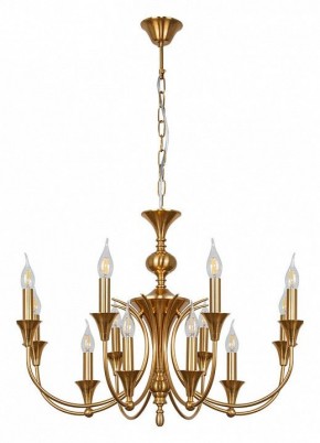 Подвесная люстра Arte Lamp Collinetta A4094LM-12PB в Муравленко - muravlenko.ok-mebel.com | фото 2