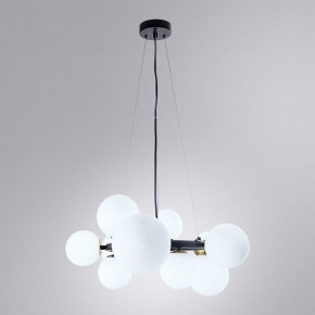 Подвесная люстра Arte Lamp Gemini A2243SP-10BK в Муравленко - muravlenko.ok-mebel.com | фото 3