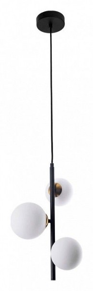 Подвесная люстра Arte Lamp Gemini A2243SP-3BK в Муравленко - muravlenko.ok-mebel.com | фото 2