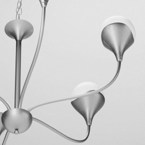 Подвесная люстра Eurosvet Calyx 60169/6 никель в Муравленко - muravlenko.ok-mebel.com | фото 5
