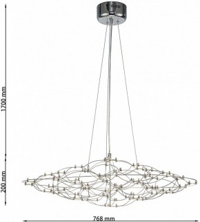 Подвесная люстра Favourite Thinner 4305-8P в Муравленко - muravlenko.ok-mebel.com | фото 5