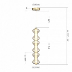 Подвесная люстра ST-Luce SPINE SL6136.213.01 в Муравленко - muravlenko.ok-mebel.com | фото 4