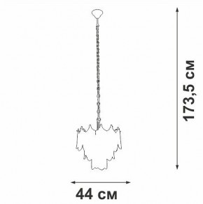 Подвесная люстра Vitaluce V58120 V58120-8/5 в Муравленко - muravlenko.ok-mebel.com | фото 3