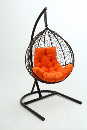 Подвесное кресло Бароло (коричневый/оранжевый) в Муравленко - muravlenko.ok-mebel.com | фото