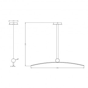 Подвесной светильник Arte Lamp Arno A3362SP-25BK в Муравленко - muravlenko.ok-mebel.com | фото 3