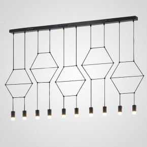 Подвесной светильник Imperiumloft Via Wireflow polyhedral Via01 в Муравленко - muravlenko.ok-mebel.com | фото