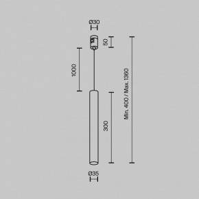 Подвесной светильник Maytoni Focus Led TR155-1-5W3K-BS в Муравленко - muravlenko.ok-mebel.com | фото 4