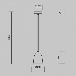 Подвесной светильник Maytoni Pilastro MOD430PL-01CM в Муравленко - muravlenko.ok-mebel.com | фото 5