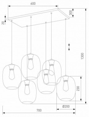 Подвесной светильник TK Lighting Elio 5974 Elio в Муравленко - muravlenko.ok-mebel.com | фото 3