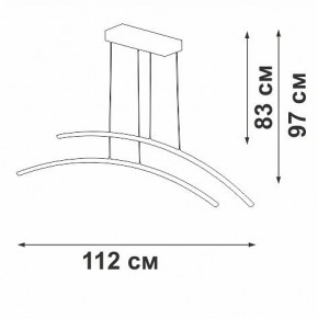 Подвесной светильник Vitaluce V2709 V2709-1/2S в Муравленко - muravlenko.ok-mebel.com | фото 3