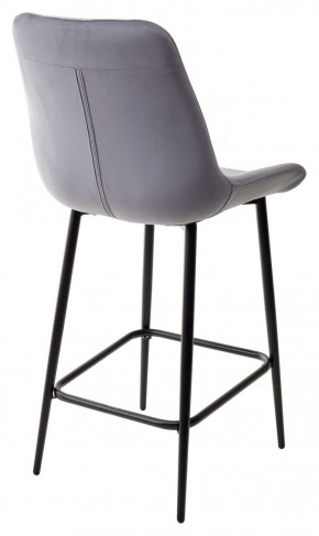 Полубарный стул ХОФМАН, цвет H-14 Серый, велюр / черный каркас H=63cm М-City в Муравленко - muravlenko.ok-mebel.com | фото 5