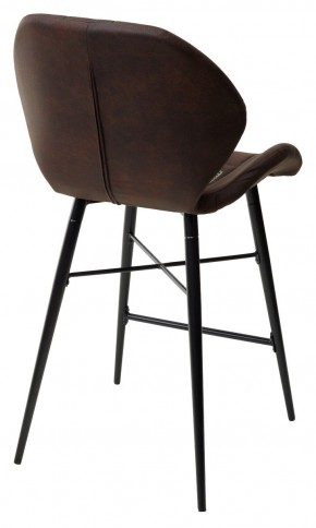 Полубарный стул MARCEL COWBOY-#800 темно-коричневый (H=65cm), ткань микрофибра М-City в Муравленко - muravlenko.ok-mebel.com | фото 4