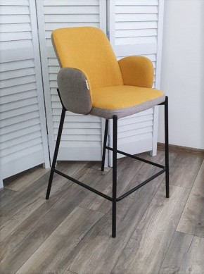 Полубарный стул NYX (H=65cm) VF106 желтый / VF120 серый М-City в Муравленко - muravlenko.ok-mebel.com | фото 3