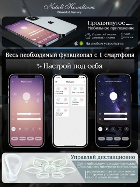 Потолочная люстра Natali Kovaltseva COBRA LED LAMPS 81121/7C в Муравленко - muravlenko.ok-mebel.com | фото 7