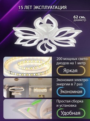Потолочная люстра Natali Kovaltseva FORTUNA LED LAMPS 81107/6C в Муравленко - muravlenko.ok-mebel.com | фото 5
