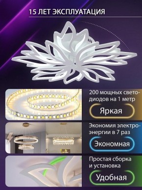 Потолочная люстра Natali Kovaltseva RIF LED LAMPS 81118/6C в Муравленко - muravlenko.ok-mebel.com | фото 5