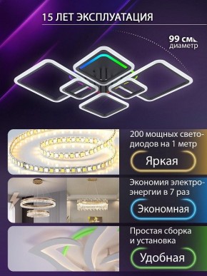 Потолочная люстра Natali Kovaltseva SPEKTR LED LAMPS 81442 в Муравленко - muravlenko.ok-mebel.com | фото 5