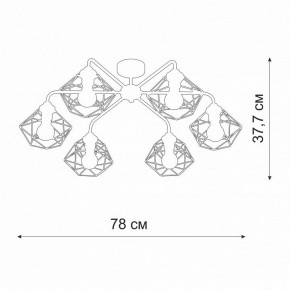 Потолочная люстра Vitaluce V42580 V42580-1/6PL в Муравленко - muravlenko.ok-mebel.com | фото 2